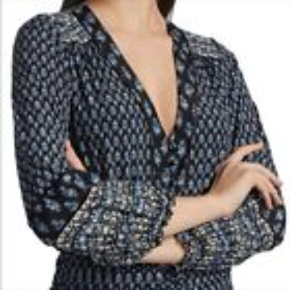 Veronica Beard Zaria ruched silk mini dress new! - Picture 9 of 10